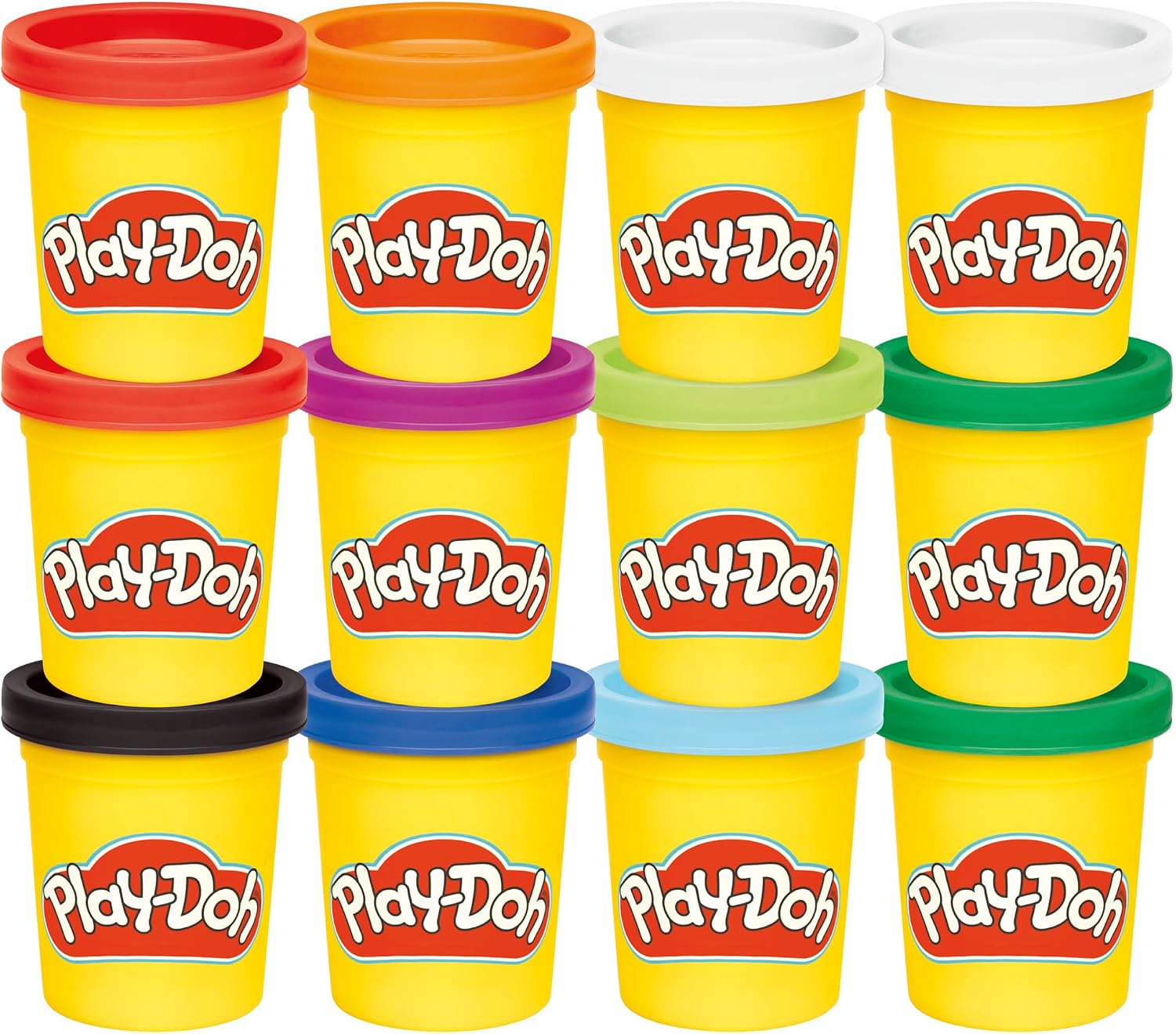 Play-Doh Jewel Colors 12-Pack, 4 oz Cans