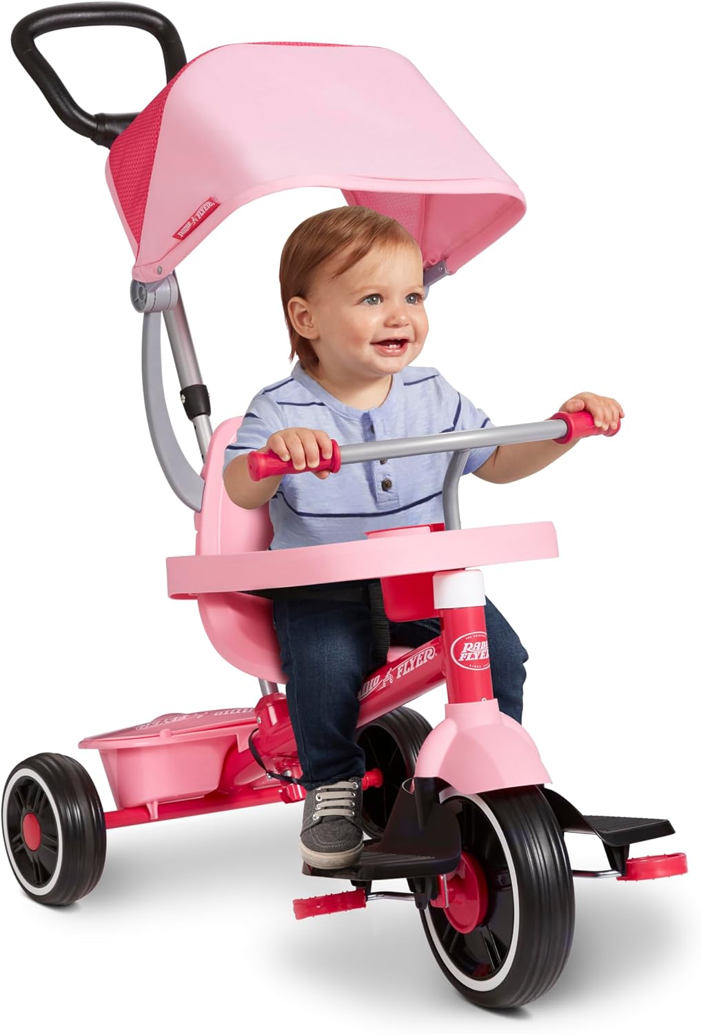 Radio Flyer 4-in-1 Stroll 'N Trike, Pink