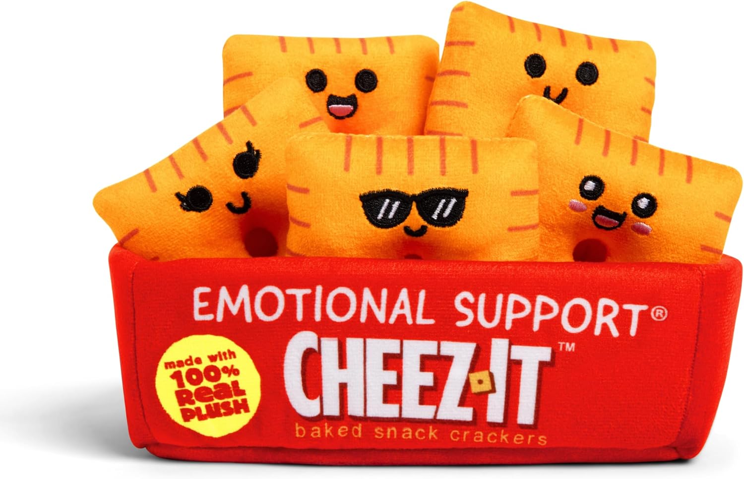 Relatable Emotional Support Pals Cheez-It Plush Set