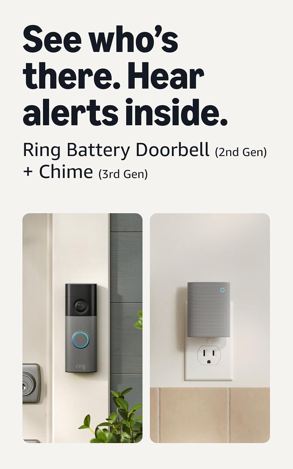 Ring Battery Doorbell (2nd Gen) with Chime