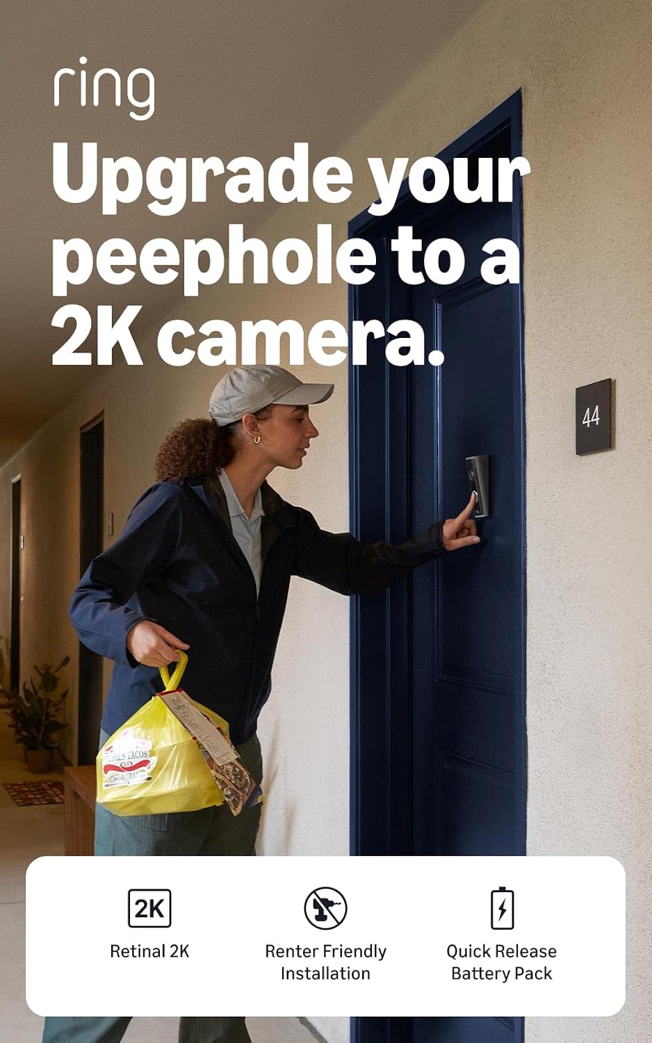 Ring Peephole Cam 2K