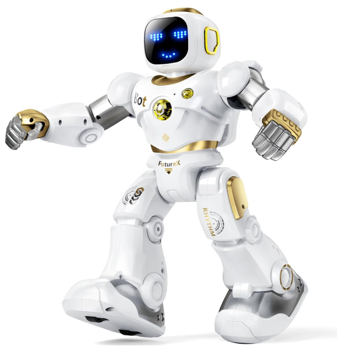 Ruko 1088 Smart Robot, Gold, Programmable Interactive Robot