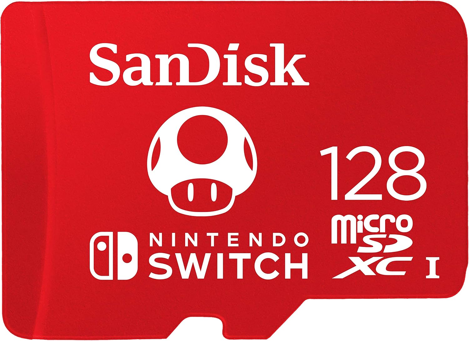 SanDisk 128GB microSD Card for Nintendo Switch, Super Mushroom Edition