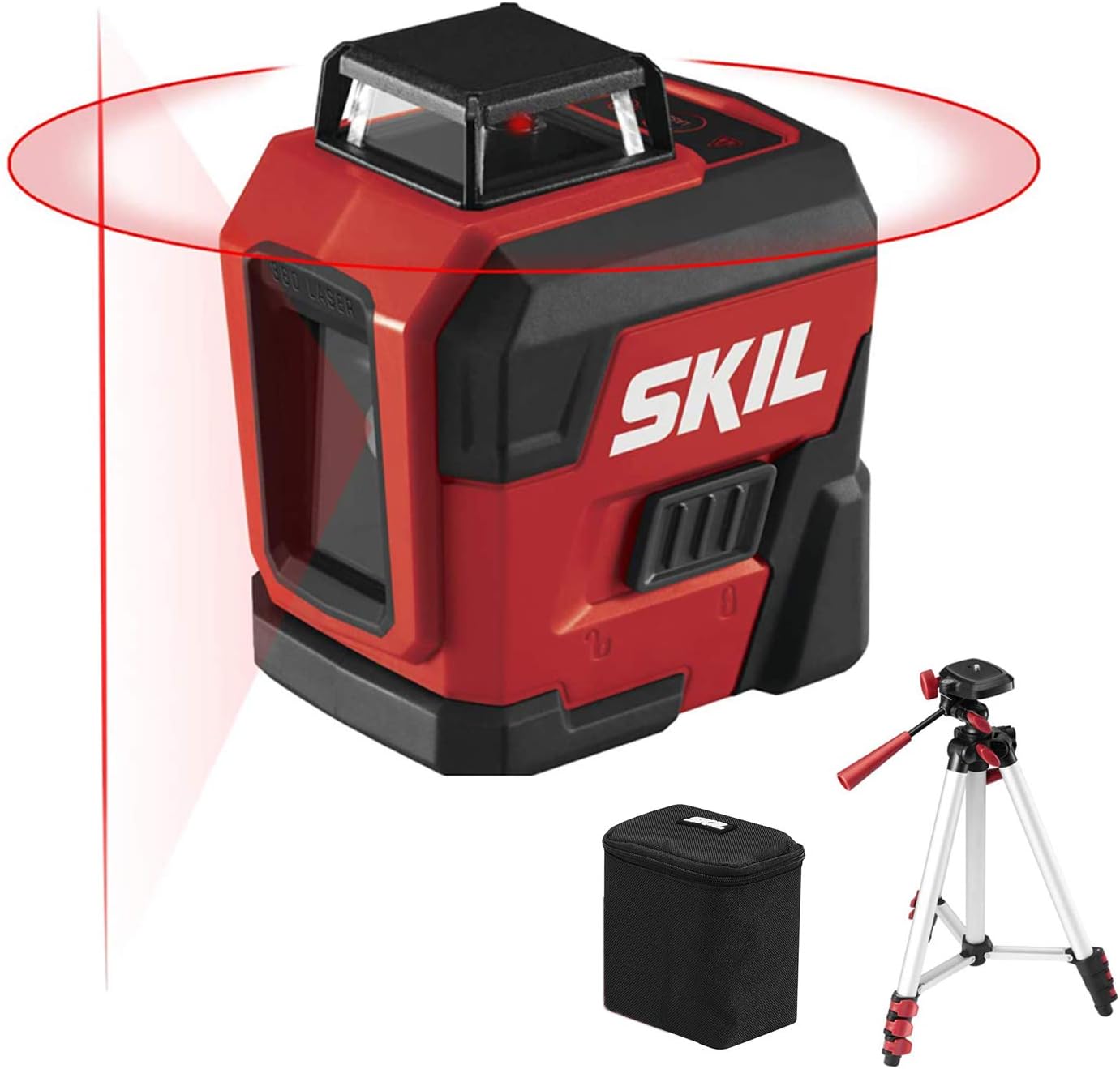 SKIL 65 ft 360° Self-Leveling Cross Line Laser Level with Tripod