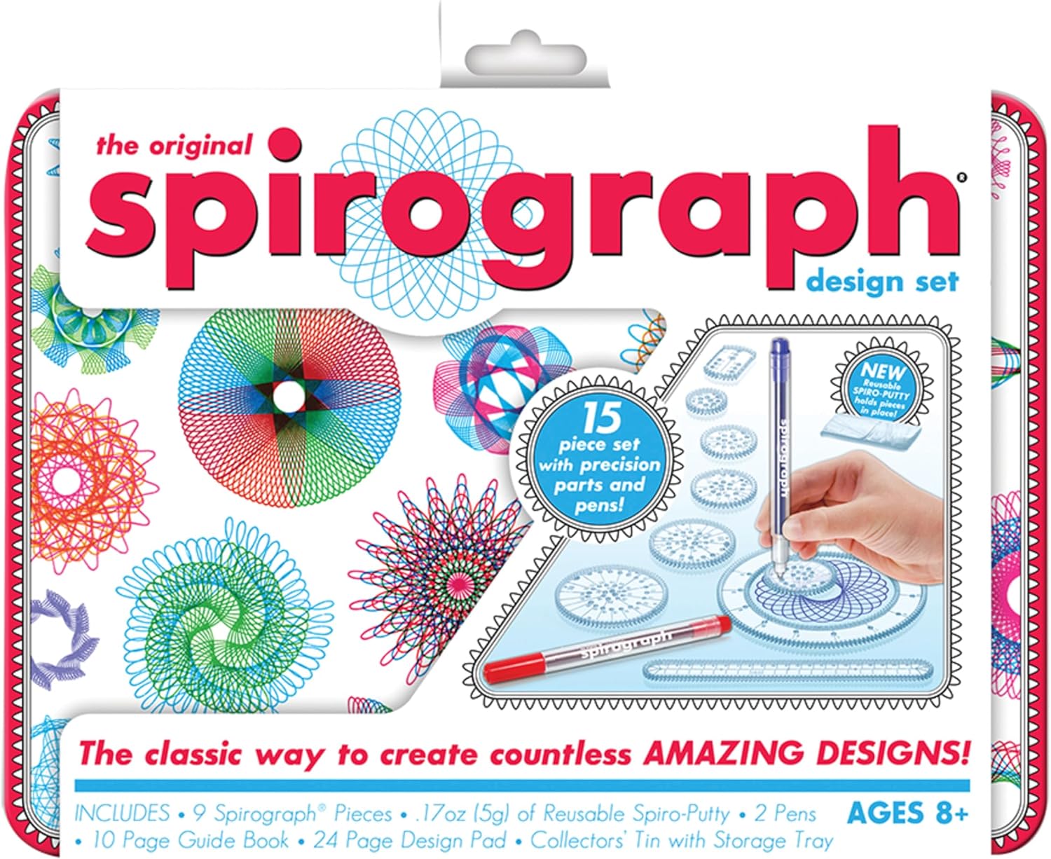 Spirograph Design Set Collector's Tin