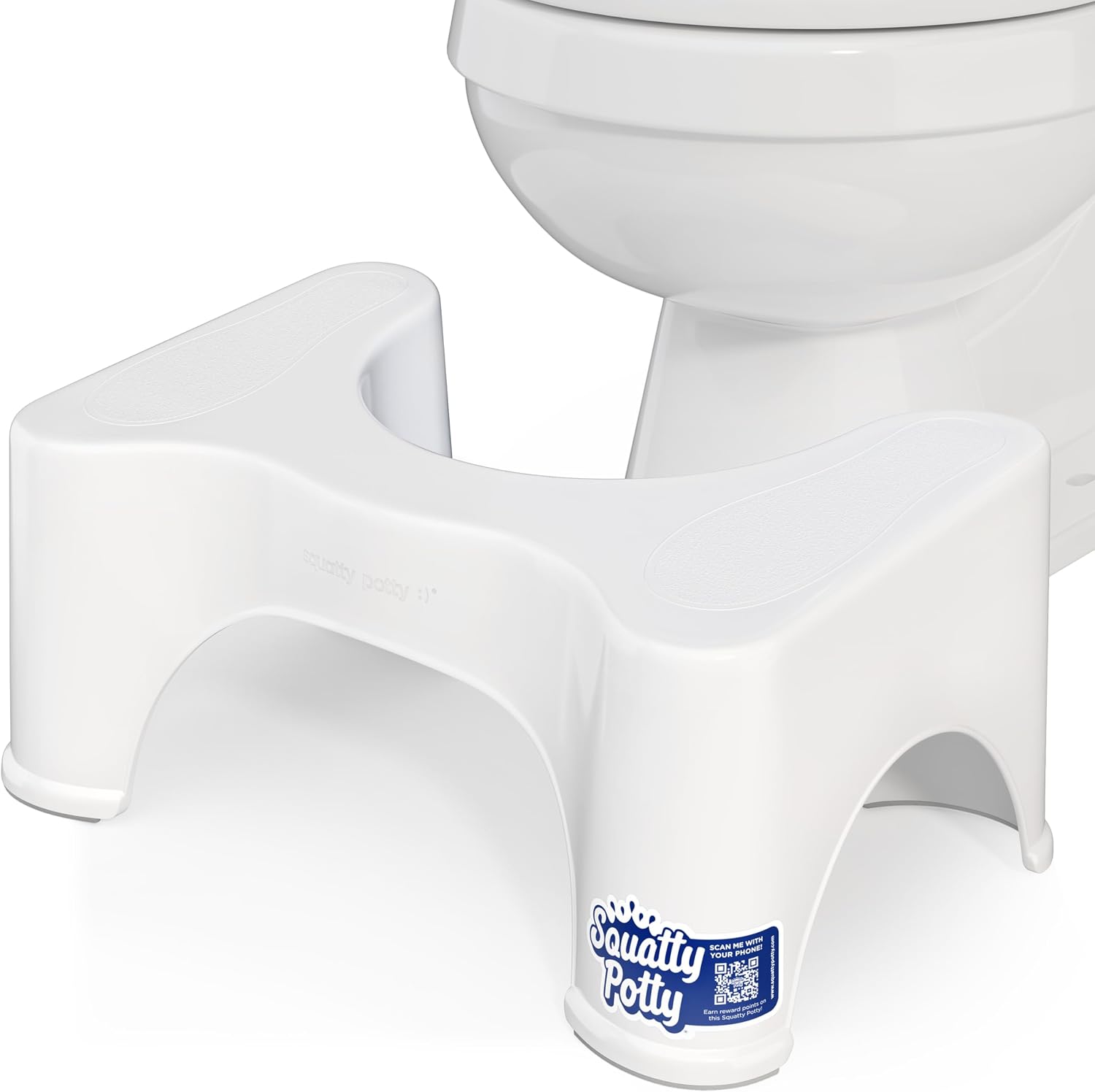 Squatty Potty Original Toilet Stool, 9-Inch, White