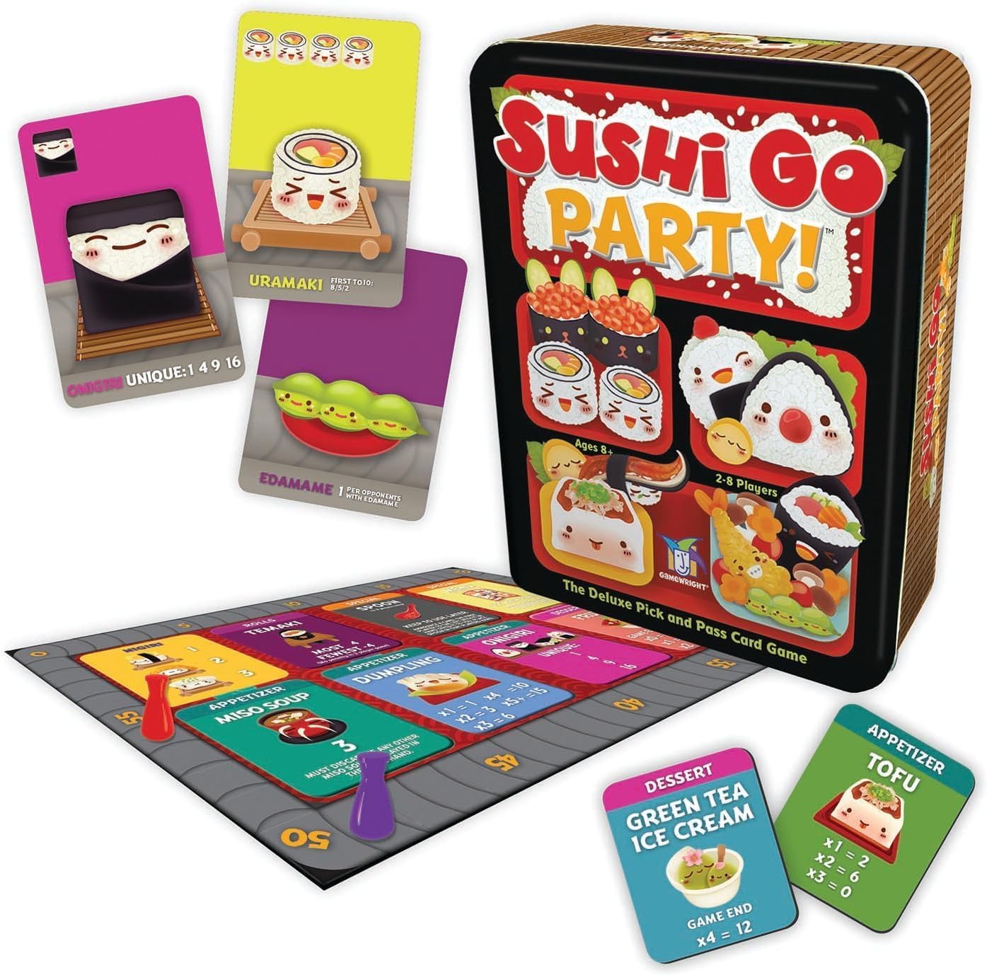Sushi Go Party! Deluxe Pick & Pass Card Game