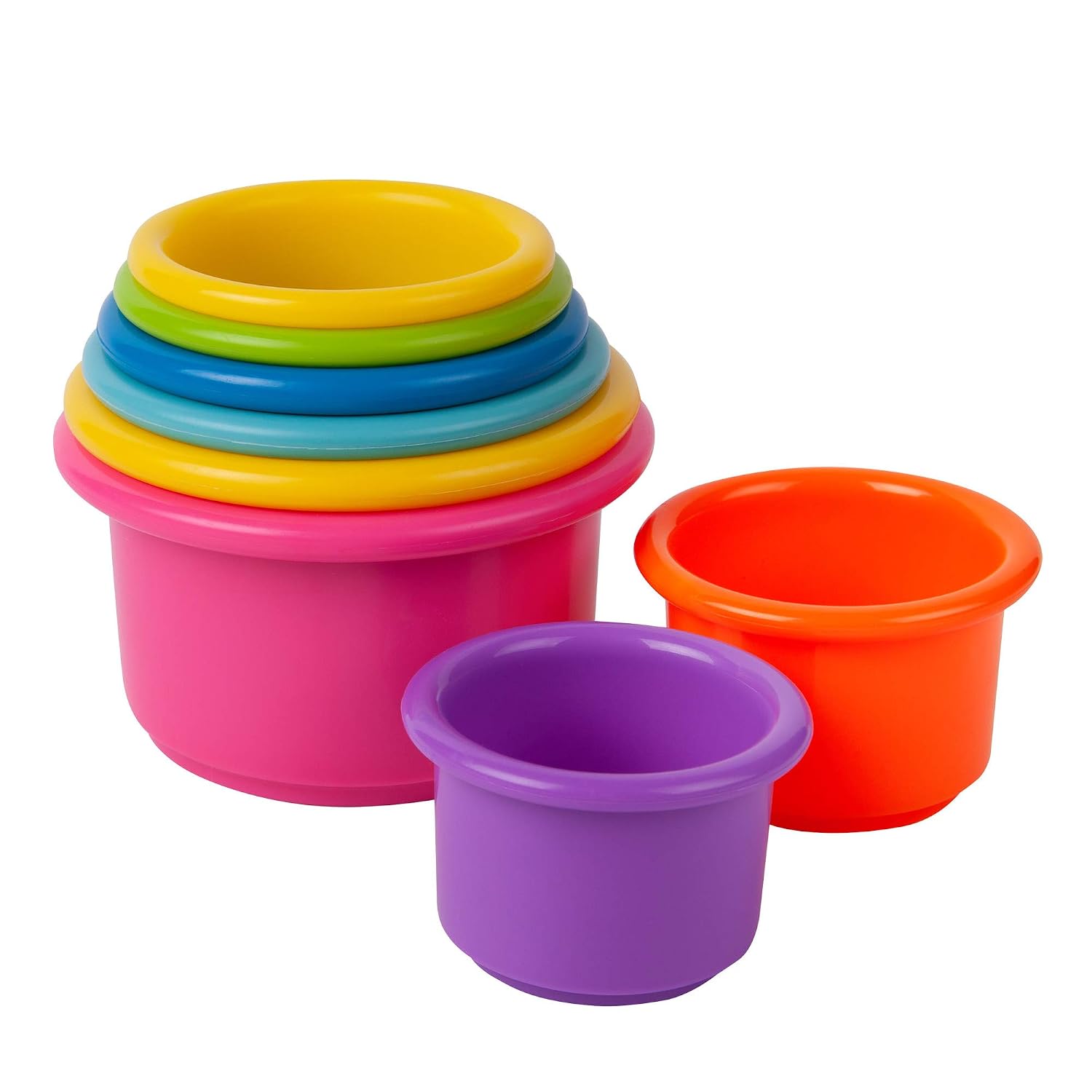 The First Years Stack & Count Stacking Cups, 8-Pack