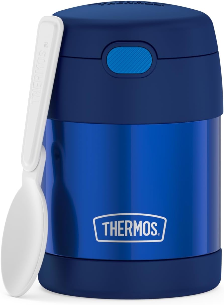 THERMOS FUNTAINER 10 oz Kids Food Jar, Navy