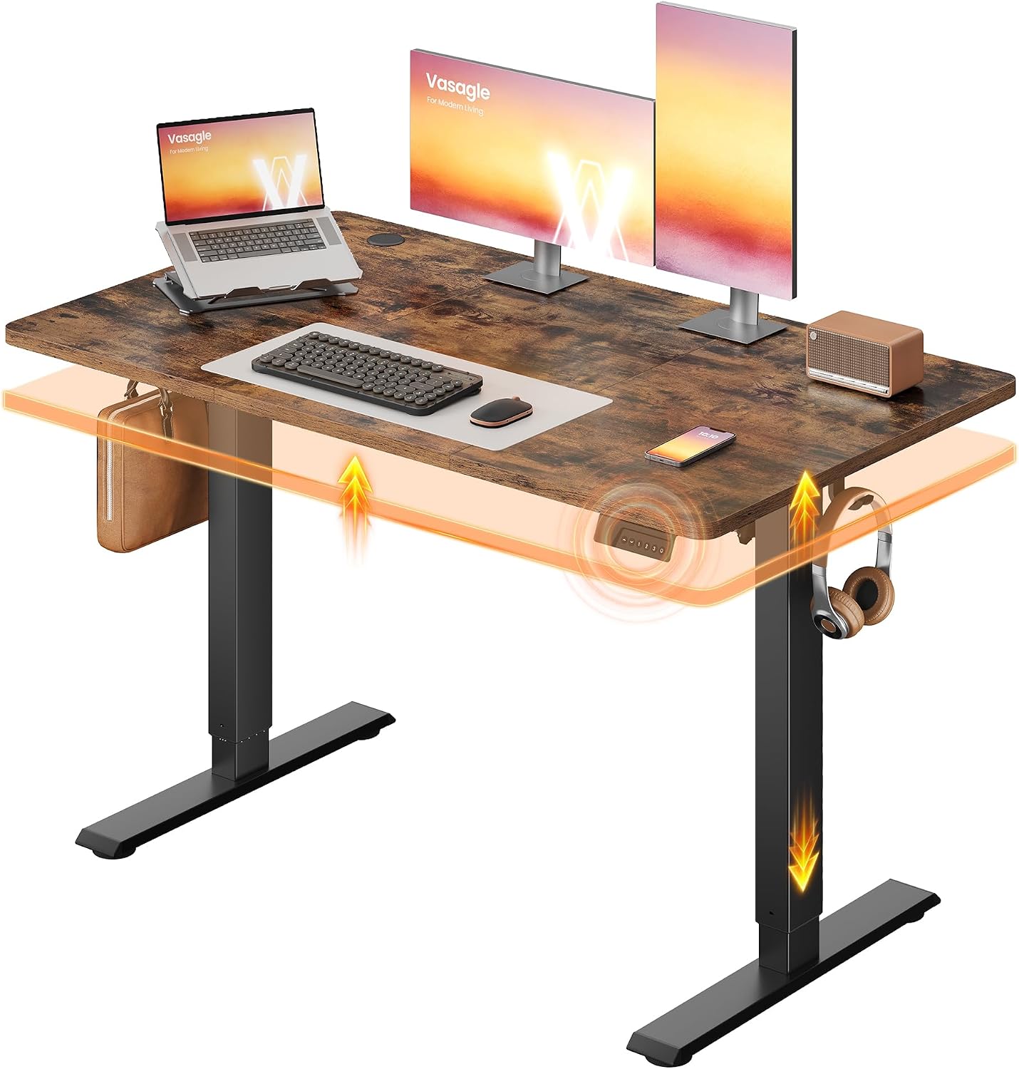 VASAGLE Electric Standing Desk, 48 x 24 in