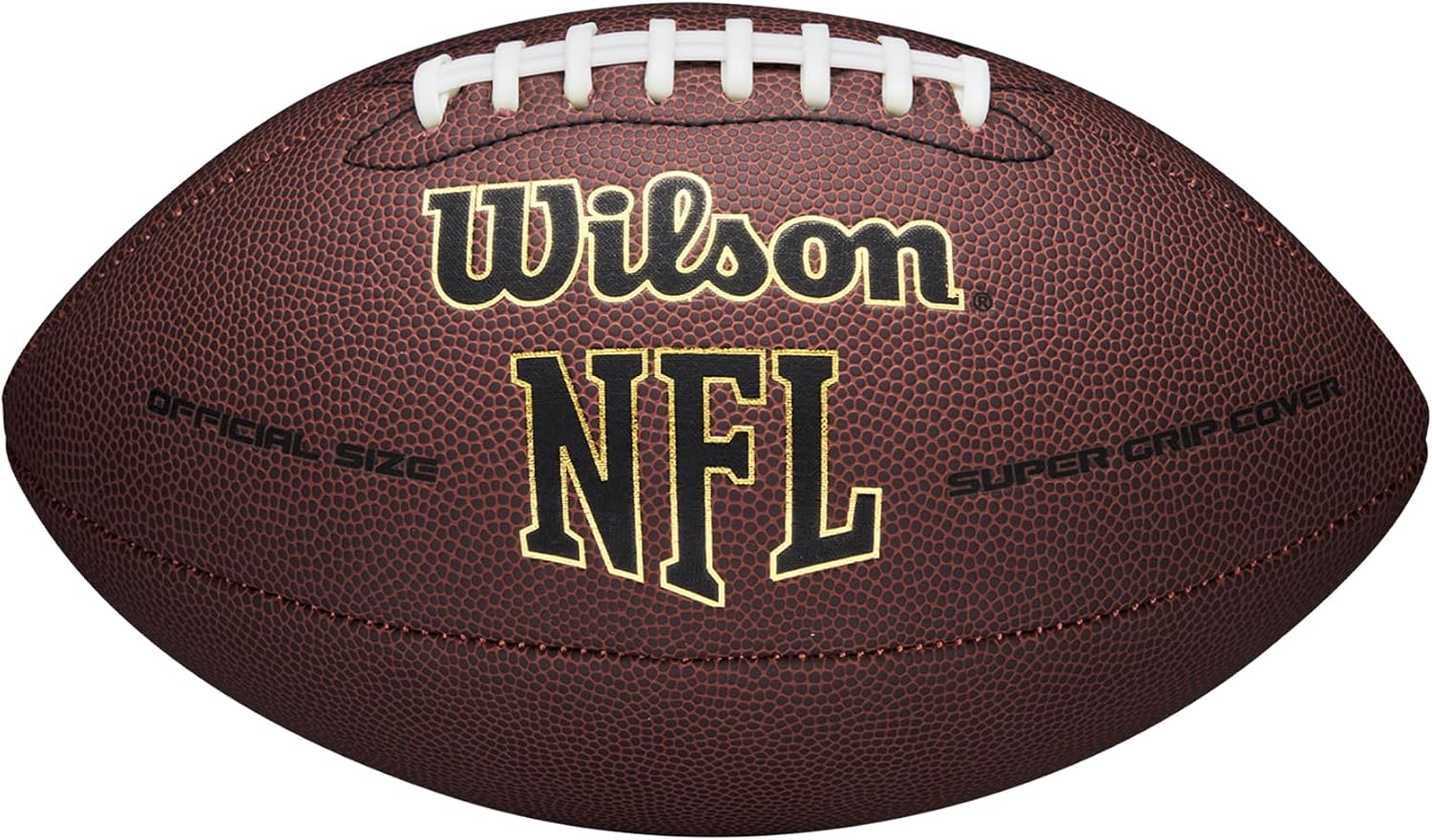 Wilson NFL Super Grip Composite Football, Official Size