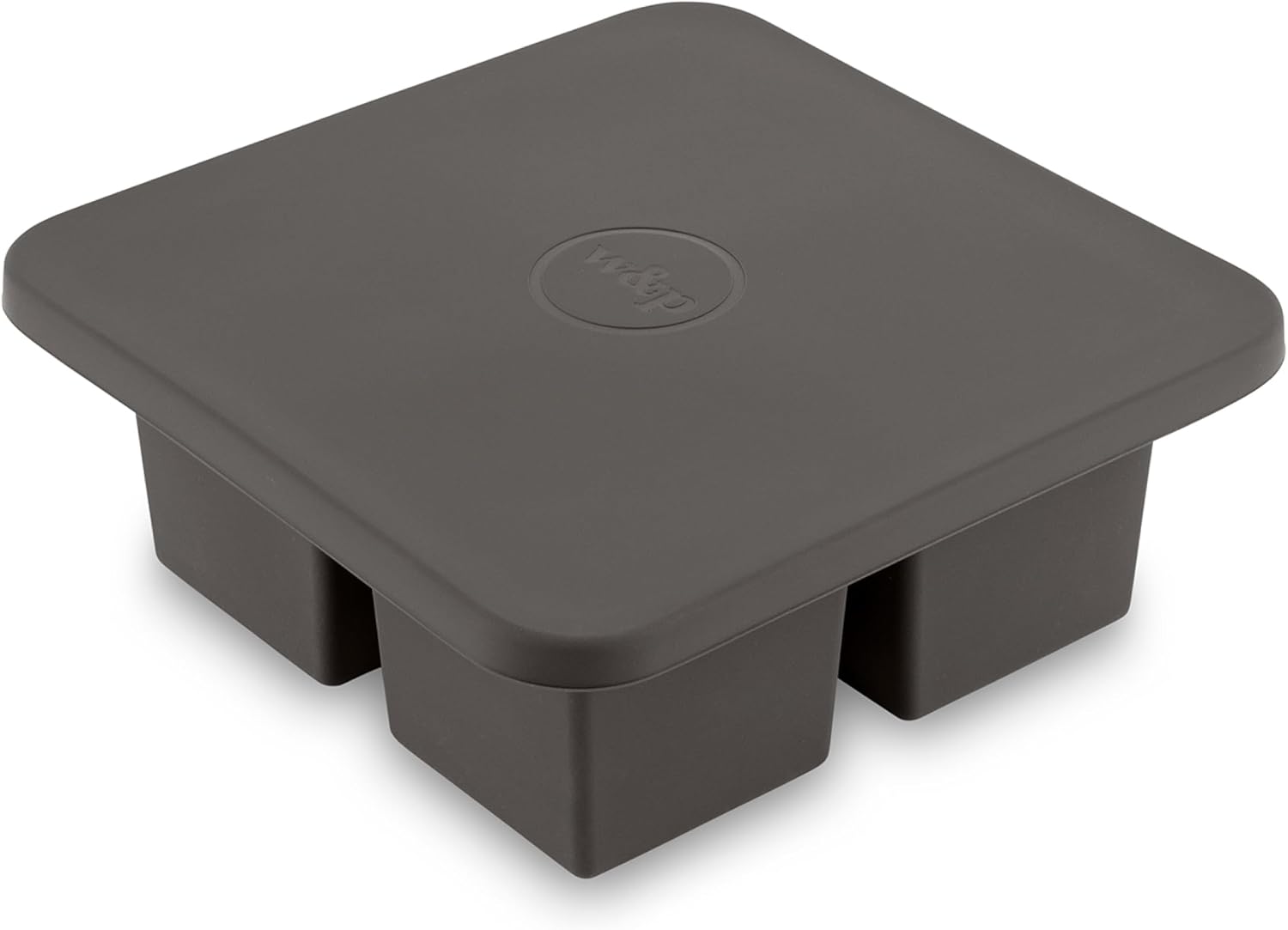W&P Peak Extra Large Cube Ice Tray with Lid, Charcoal