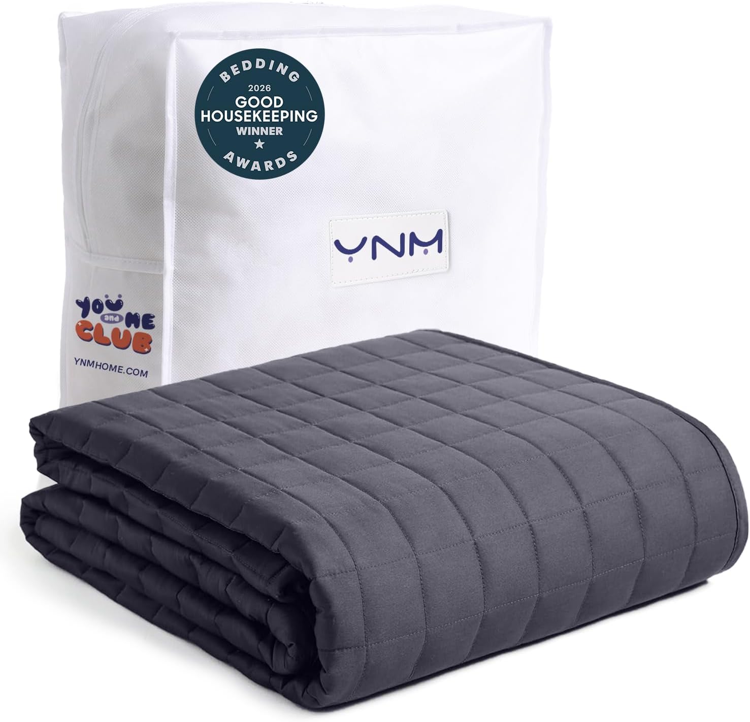 YnM Weighted Blanket 15 lbs, 48 x 72 in